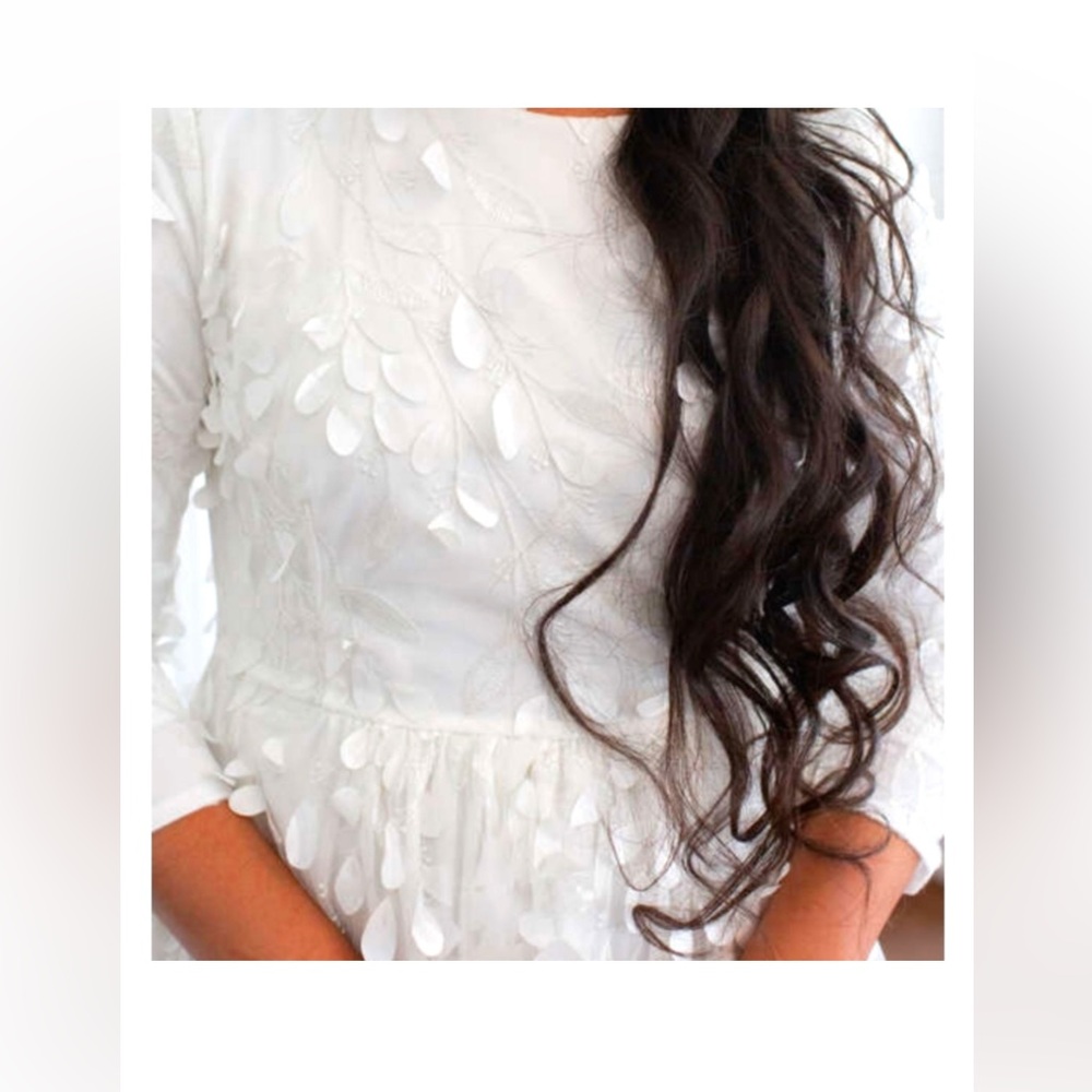 -SOLD- Dainty Jewells Dress white - Picture 7 of 7
